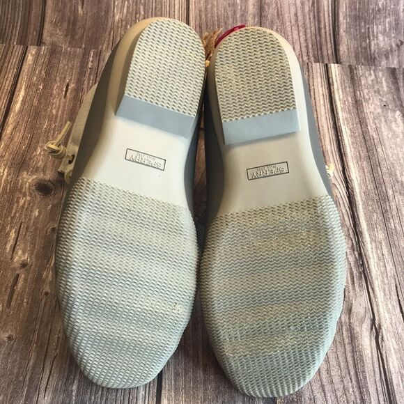 SPERRY Saltwater Duck Grey Booties - Picture 6 of 13